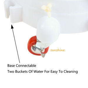 SS多目的カーウォッシュバケット透明プラスチックバケットドリーグリットガード付きカーウォッシュクリアバケットキット - Product Image 3