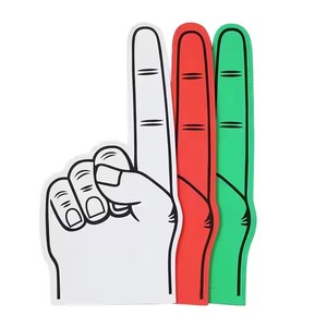 Özel spor parti ekran-baskılı taşınabilir hafif <span class=keywords><strong>EVA</strong></span> büyük tezahürat köpük parmak el olaylar için - Product Image 4