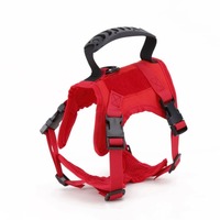 Harnais anti-traction pour animaux de compagnie, réglable, en nylon, tactique, pour la chasse, gilet pour chat, avec fermeture éclair, poignée, imperméable, robuste, pour l'entraînement en extérieur et le camping