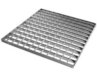 Plateforme de passerelle en acier avec surface antidérapante pour escaliers extérieurs et ponts piétonniers