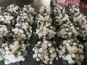 Lụa lối đi nhân tạo Bảng hoa bóng đám cưới đính hôn giáng sinh tốt nghiệp sự kiện trang trí thực tế Hoa Trung Tâm - Product Image 5