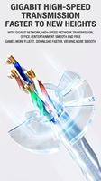 Kabel Cat5e UTP 305m 1000ft Kabel Ethernet Gigabit Cepat Tanpa Pelindung (Unshielded Twisted Pair) untuk Pengkabelan LAN Kecepatan Tinggi yang Andal