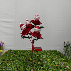 <b>Solar</b> 4-Head Christmas Stake <b>Lights</b> LED Garden Ground-Insert <b>Lights</b> for Festive Ambiance - Product Image 6