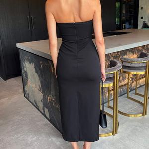 Vestidos Casuales al por Mayor para Mujer, Elegantes, sin Mangas, a la Moda, de Cintura Alta, para Damas Maduras - Product Image 5