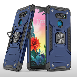 DIOUSI Diseño personalizado Armor Ring Kickstand Caja del teléfono para LG K62 K52 K42 - Product Image 1