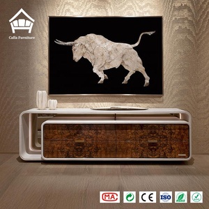 Luxury Living Room <strong>Sofa</strong> <strong>Set</strong> <strong>1</strong>+<strong>2</strong>+<strong>3</strong> Wood Couch Cream Leather Furniture with Marble Coffee Table One Stop Whole-House Custom - Product Image 3