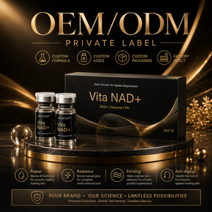 แอมพูลบำรุงผิว NAD+ 5 มล.*10 ชิ้น เซรั่มบำรุงผิวหน้าลดเลือนริ้วรอย ผสมไฮยาลูรอนิค แอซิด และไนอะซินาไมด์ เพื่อผิวเปล่งปลั่งอ่อนเยาว์ - Product Image 4