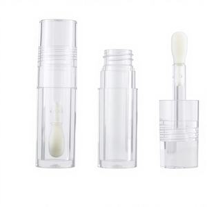 Conteneur d'huile à lèvres transparent en plastique avec logo personnalisé <span class=keywords><strong>ISMAN</strong></span>, mini tube de gloss à lèvres en cristal, emballage cosmétique, applicateur avec embout brosse - Product Image 4