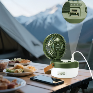 <span class=keywords><strong>Linterna</strong></span> <span class=keywords><strong>de</strong></span> ventilador plegable LED multifuncional con energía solar IP44 impermeable 50000 horas <span class=keywords><strong>de</strong></span> vida útil-Luz <span class=keywords><strong>de</strong></span> emergencia y tienda <span class=keywords><strong>de</strong></span> campaña - Product Image 6