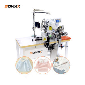 Máquina de Coser Automática SOMAX SM-07S de Venta Caliente, Máquina de Coser Interlock Pequeña para Dobladillo Inferior, Precio de Máquina de Coser Automática - Product Image 2