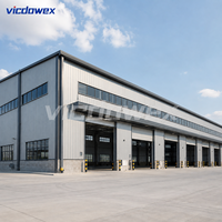 VICDOWEX Bâtiment d'usine en structure acier sur mesure pour atelier et entrepôt