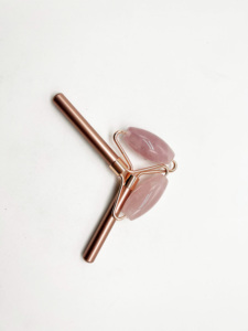 โรสควอตซ์ลูกกลิ้งนวดหน้าสีขาวลูกกลิ้งหินหยกสีเขียวพร้อมกล่องลูกกลิ้งคริสตัลสีชมพูคุณภาพสูง - Product Image 6