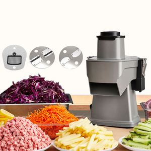 Robot culinaire commercial multifonctionnel pour légumes et fruits, idéal pour restaurants et usage domestique – Trancheuse et coupe-légumes pour carottes, pommes de terre, concombres, oignons - Product Image 1