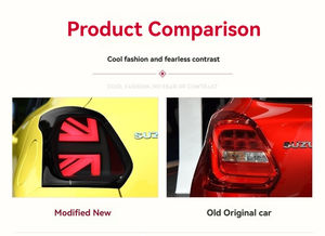 Luces traseras de coche para Suzuki New Swift 19-24 conjunto de lámpara trasera reacondicionado con <span class=keywords><strong>bandera</strong></span> de Unión LED luz de circulación señal de giro de flujo - Product Image 2