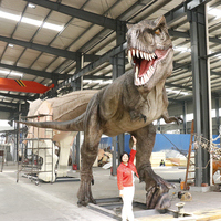Dinosaures Animatroniques Géants Mécatroniques Animés pour Parcs d'Aventures Intérieurs/Extérieurs, Aéroports et Expositions