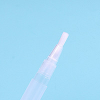 Emballage cosmétique vide en plastique pour stylo rotatif, stylo à clic pour gloss, stylos blanchissants pour les dents avec embout brosse