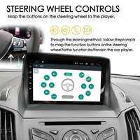 Radio Multimedia para Auto con Android 13, DSP, USB, Android Auto, Estéreo para Ford Kuga GRAND C-Max, Navegación GPS Integrada, 2DIN OLED 1