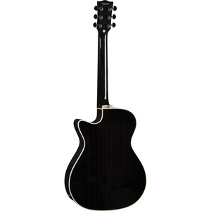 GUITARRAS EKO - NXT A100CE NEGRO TRANSPARENTE, Guitarra Electroacústica de Alta Calidad, Forma Auditorium con Cutaway, Sistema EKO G03 - Product Image 2