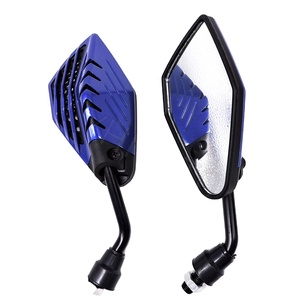Para <span class=keywords><strong>Honda</strong></span> <span class=keywords><strong>PCX</strong></span> 125 Silver Wing gts300 Yamaha Zuma 125 Piaggio Primavera 150 piezas universales de motocicleta espejo retrovisor lateral - Product Image 2