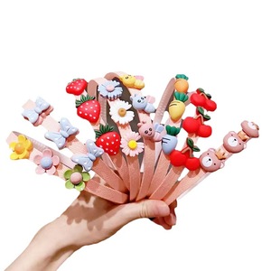 Diademas Infantiles de Dibujos Animados con Cubierta de Tela y Dientes, Aro Acrílico para el Cabello, Accesorios Lindos para Niñas Pequeñas - Product Image 1