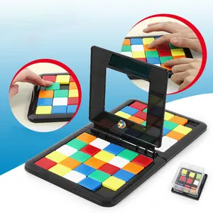 Color Battle Square Rennspiel Eltern-Kind Square Desktop Kinder Magic Block Puzzlespiel Lernspiel zeug Jungen Mädchen Geschenke