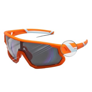 Lunettes de cyclisme polarisées transfrontalières, lunettes de sport coupe-vent pour hommes et femmes, lunettes de soleil bicolores, tendance pour l'extérieur - Product Image 5