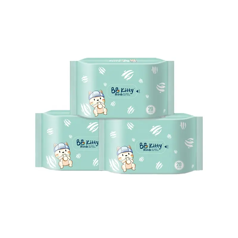 BB Kitty Grosir Harga Murah dan Ultra Lembut Nonwoven Produk Bayi Tisu Basah Profesional Cina Produsen Tisu Basah