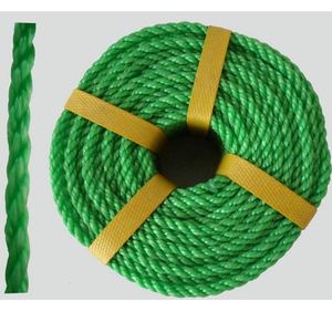 Factory High Quality 3/4 in PE Twisted <b>Fishing</b> Rope 3 Stands Polypropylene Rope <b>Floating</b> Poly Pro Cord Plastic Packing Rope - Product Image 2