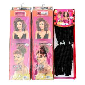 Extensiones de Cabello Sintético Prebucleado de 8 Pulgadas para <span class=keywords><strong>Trenzas</strong></span> Senegalesas de Ganchillo, 2x Bouncy, Venta al por Mayor para Proveedores - Product Image 2