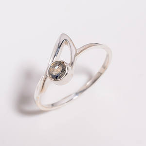 Bague en argent sterling 925 Bague minimaliste en pierre précieuse améthyste coupe ovale, bijoux en pierres précieuses en argent, bijoux en argent antique - Product Image 2