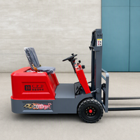Chariot élévateur électrique compact 1 tonne 3 roues 1000 kg, chariot élévateur électrique à batterie, équipement de manutention de matériaux pour entrepôt et usine