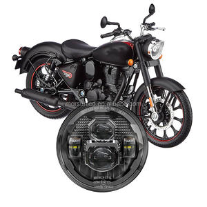 Phare de moto à LED de 7 pouces avec projecteur, faisceau Hi/Lo pour <span class=keywords><strong>Yamaha</strong></span> V-<span class=keywords><strong>Star</strong></span> XVS 650 <span class=keywords><strong>1100</strong></span> Classic, accessoires 12V - Product Image 1