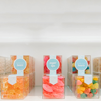 Petite boîte en acrylique transparente pour bonbons, cadeau de mariage, boîte en acrylique pour bonbons et chocolats