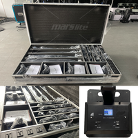 Projecteurs LED de scène sans fil réglables Marslite Professional 4x10W à batterie, éclairage intérieur COB pour théâtre
