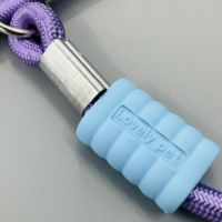 Laisse pour chien anti-traction brusque de type P, laisse d'entraînement en nylon, chaîne réglable pour chiens de petite et moyenne taille, promenade en extérieur