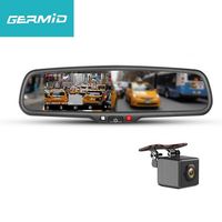 Atenuación automática 1080p Car Black Box Video Dash Cam Monitor de espejo de grabación antideslumbrante para Hyundai