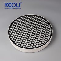Produits de gros Keou Abat-jour hexagonal moderne anti-éblouissement 24W 36W Plafonnier