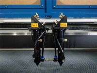 Machine de gravure et de découpe laser CO2 Sihao 1610 à double tête 100W avec grand accessoire rotatif 3D pour pierre, caoutchouc, contreplaqué, MDF, cuir, IA