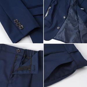 Ensemble <span class=keywords><strong>de</strong></span> costume formel pour enfants : gilet, blazer, smoking, <span class=keywords><strong>tenue</strong></span> <span class=keywords><strong>de</strong></span> fête pour l'automne et l'<span class=keywords><strong>hiver</strong></span>, costume <span class=keywords><strong>de</strong></span> spectacle pour enfants, 4 pièces - Product Image 4