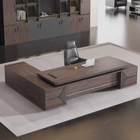 Ensemble de chaise de bureau Boss, style simple et moderne, luxe léger, haut de gamme, personnalisable, usage commercial, bureau de direction, bureau simple