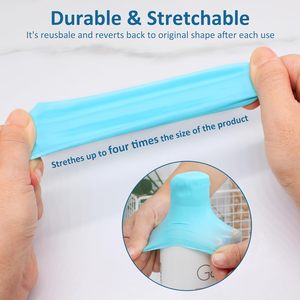 Fundas de Silicona para Botellas de Viaje LifeTop, Fundas Elásticas a Prueba de Fugas, Accesorios de Viaje - Product Image 6