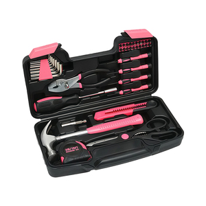 39 Pcs Professional DIY Hand <b>Tools</b> Kit for Home Household Basic Repairing Portable Set in OEM Hard Case - Product Image 1