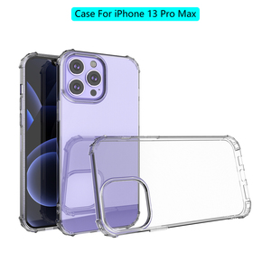 Fundas transparentes de TPU suave con gel 3D, a prueba de golpes, anticaídas, protección completa de 360 grados para teléfonos móviles iPhone 13 Pro Max - Product Image 3