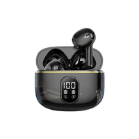 Casque sans fil avec écran LED, casque stéréo pour T02, commande tactile, écouteurs de sport et de jeu