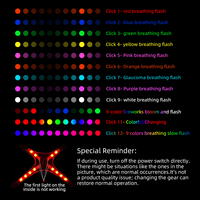 Nouveauté 12 lumières LED rayées, gilet réfléchissant pour chien, harnais pour animaux de compagnie en polyester