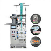Machine d'emballage automatique pneumatique à grande vitesse pour le remplissage et la fermeture de sacs de fil dentaire (160 sacs/min) pour sacs en papier et en plastique