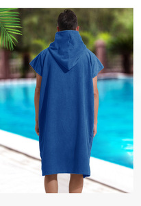 Softextiles - <span class=keywords><strong>Bata</strong></span> de Invierno Unisex <span class=keywords><strong>Impermeable</strong></span> y Transpirable con Capucha, para Cambiarse de Ropa al Aire Libre, para Surf, Natación y Playa - Product Image 3