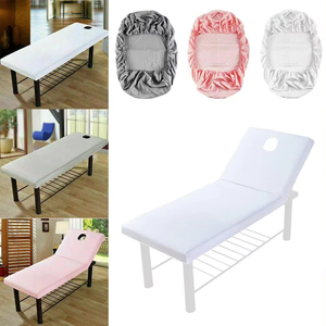 Yeni güzellik salonu masaj elastik yatak örtüsü yüksek streç düğün otel doğum günü masa örtüsü büfe bez masa seti Deco - Product Image 3