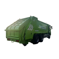 Grand camion compacteur électrique Shacman 20m Euro 3 8x2 avec moteur, pompe, boîte de vitesses automatique, moteur 25T GVW, contrôlé par PLC