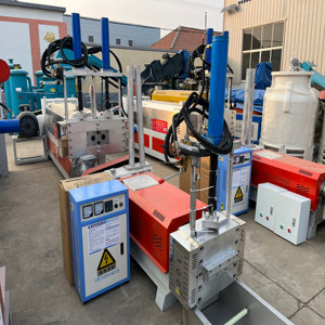 Machine de pelletisation de recyclage de déchets plastiques PE/PP/ABS/PVC/<span class=keywords><strong>PET</strong></span> capacités EPS/PC/PA/PPR/PEVOH à vis unique nouveaux granulés usagés - Product Image 3